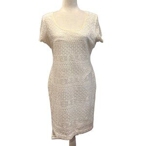 Ronni Nicole Lace Cap Sleeve Sheath Dress